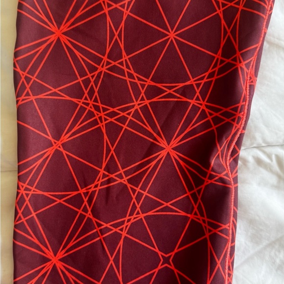 Adidas Womens Geometric Workout Pants - Picture 4 of 7